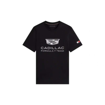 Cadillac F1 pánske tričko Logo black F1 Team 2026