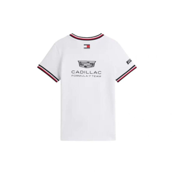 Cadillac F1 detské tričko official Teamline Replica white F1 Team 2026