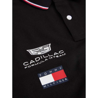 Cadillac F1 polokošeľa official Teamline Replica black F1 Team 2026