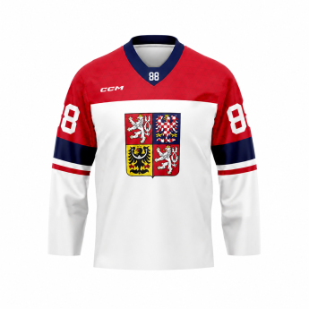 Hokejové reprezentácie hokejový dres Czech republic Olymp 2026 David Pastrňák white