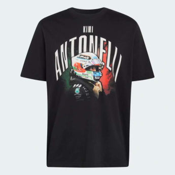 Mercedes AMG Petronas pánske tričko Kimi Antonelli graphic black F1 Team 2026