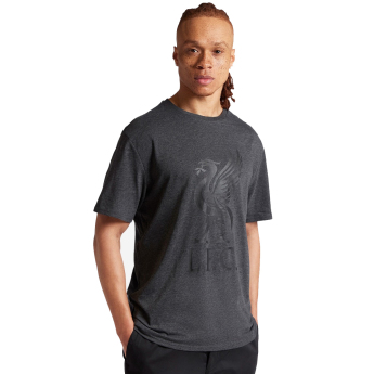 FC Liverpool pánske tričko Liverbird charcoal