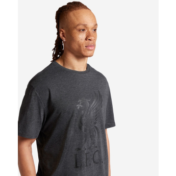 FC Liverpool pánske tričko Liverbird charcoal