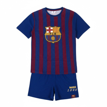 FC Barcelona pánske pyžamo Short stripe