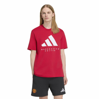 Manchester United pánske tričko Graphic red