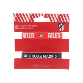 Atletico Madrid sada 2 náramkov Silicona