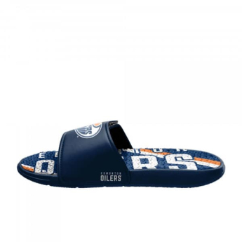 Edmonton Oilers pánske šľapky Colorblock Slipper