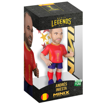 Futbalová reprezentácia figúrka MINIX Legends Spain Iniesta