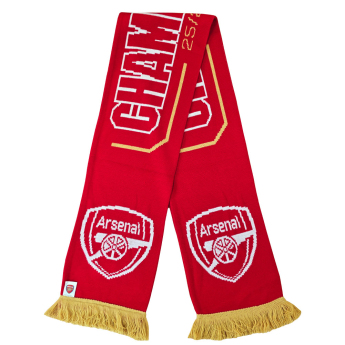 FC Arsenal zimný šál Gold Premier League Champions 25/26