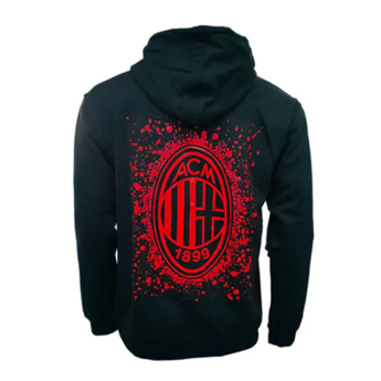 AC Milano pánska mikina s kapucňou Back crest