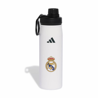 Real Madrid fľaša na pitie Metal white