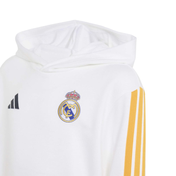 Real Madrid detská mikina s kapucňou Hoody white