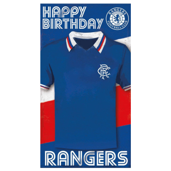 FC Rangers narodeninové želanie Shirt Birthday Card