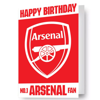 FC Arsenal narodeninové želanie Lenticular Birthday Card