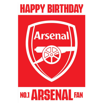 FC Arsenal narodeninové želanie Lenticular Birthday Card