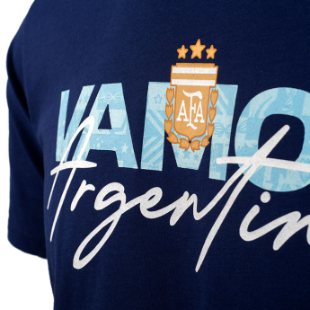 Futbalová reprezentácia pánske tričko Argentina Vamos navy