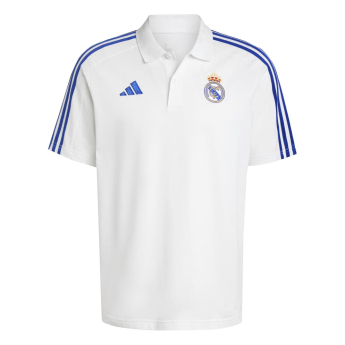 Real Madrid polokošeľa DNA white blue