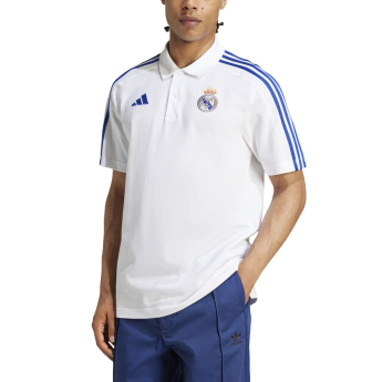 Real Madrid polokošeľa DNA white blue
