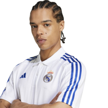 Real Madrid polokošeľa DNA white blue