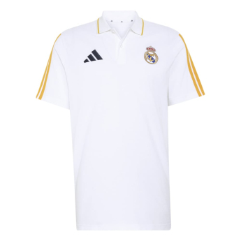 Real Madrid polokošeľa DNA white gold