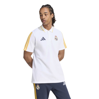 Real Madrid polokošeľa DNA white gold