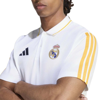 Real Madrid polokošeľa DNA white gold