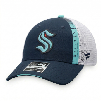 Seattle Kraken detská čiapka baseballová šiltovka NHL 2022 Draft Authentic Pro On Stage Trucker Adjustable