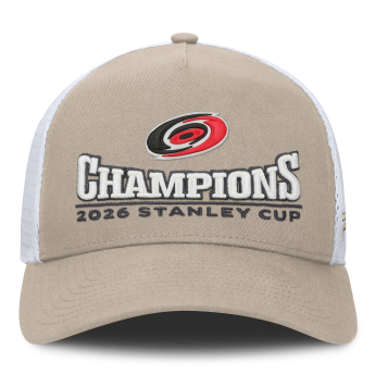 Carolina Hurricanes čiapka baseballová šiltovka NHL 2026 Stanley Cup Champions A-Frame Trucker Adjustable