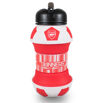FC Arsenal fľaša na pitie Collapsible Football Drinks Bottle