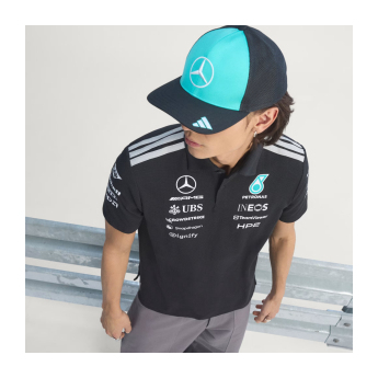 Mercedes AMG Petronas polokošeľa black official Teamline Replica F1 Team 2026