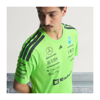 Mercedes AMG Petronas pánske tričko Set Up green F1 Team 2026