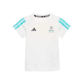 Mercedes AMG Petronas detský set DNA Shortsleeve white F1 Team 2026
