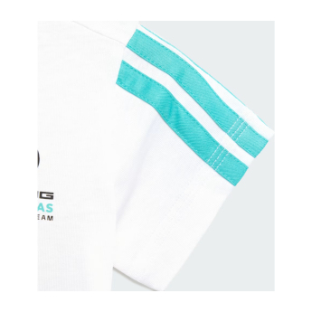 Mercedes AMG Petronas detský set DNA Shortsleeve white F1 Team 2026