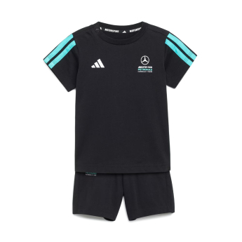 Mercedes AMG Petronas detský set DNA Shortsleeve black F1 Team 2026