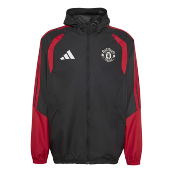 Manchester United pánska bunda s kapucňou allweather black