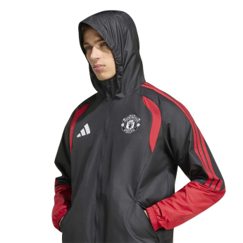 Manchester United pánska bunda s kapucňou allweather black