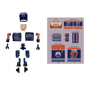 Edmonton Oilers figúrka Connor McDavid #97 NHL Construct
