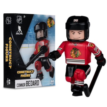 Chicago Blackhawks figúrka Connor Bedard #98 NHL Construct