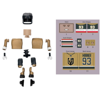 Vegas Golden Knights figúrka Mitch Marner #93 NHL Construct