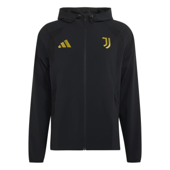 Juventus Torino pánska bunda Travel Windbreaker black
