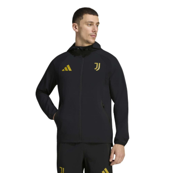Juventus Torino pánska bunda Travel Windbreaker black