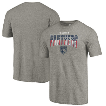 Florida Panthers pánske tričko grey Freedom Tri-Blend