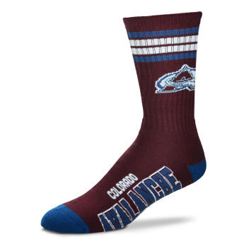 Colorado Avalanche detské ponožky 4 Stripes Crew