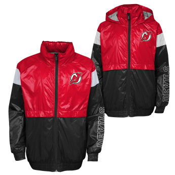 New Jersey Devils detská bunda goal line stance full-zip windbreaker