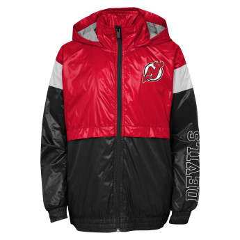 New Jersey Devils detská bunda goal line stance full-zip windbreaker