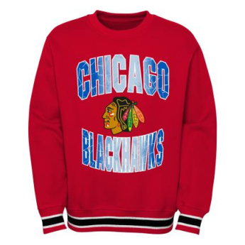 Chicago Blackhawks detská mikina Classic Blueliner Crew Neck