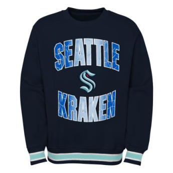 Seattle Kraken detská mikina Classic Blueliner Crew Neck