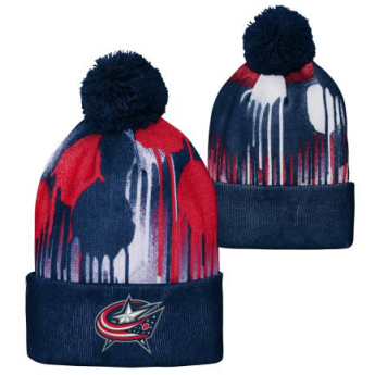 Columbus Blue Jackets detská zimná čiapka Paint Splatter Cuffed