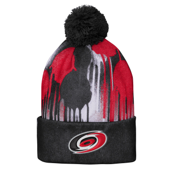 Carolina Hurricanes detská zimná čiapka Paint Splatter Cuffed