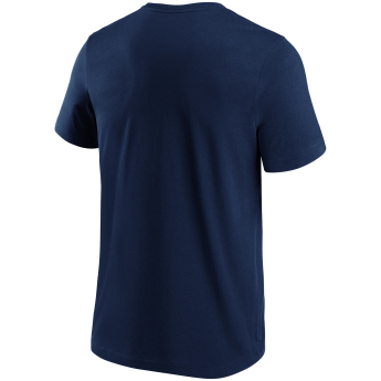 Edmonton Oilers pánske tričko Primary Logo Graphic navy